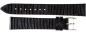 Preview: Uhrenarmband 101 10mm schwarz Echt Leder