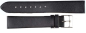 Preview: Uhrenarmband 105 18mm schwarz Echt Leder