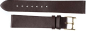 Preview: Uhrenarmband 106 L Long16mm braun Echt Leder