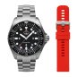 Preview: Ruhla 4960M-2 Herrenuhr Automatik mit 60h Gangreserve und Metallarmband