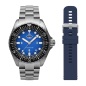 Preview: Ruhla 4960M-3 Herrenuhr Automatik mit 60h Gangreserve und Metallarmband