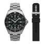 Preview: Ruhla 4960M-5 Herrenuhr Automatik mit 60h Gangreserve und Metallarmband