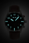 Preview: IRON ANNIE 5684-2 D-Aqui Uhr Herren Leder Alarm Quarz