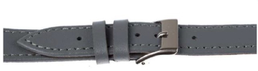 Preview: Uhrenarmband 116 12mm grau Echt Leder