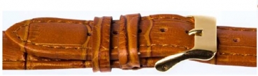 Uhrenarmband 203 18mm braun Echt Leder