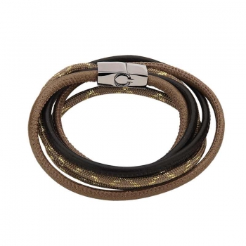 CEM 4-202741-001 ST-00021B Nappaleder-Armband 3-reihig