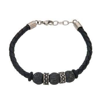 CEM 4-203134-001 ST-00055B Herren Leder Armband