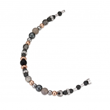 CEM 4-203159-001 ST-00072C Edelstahl Collier Hämatit