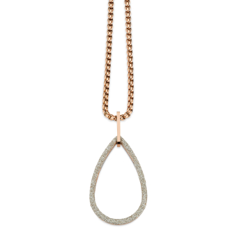 CEM 4-203203-001 ST-00087C Edelstahl Collier mit Behang