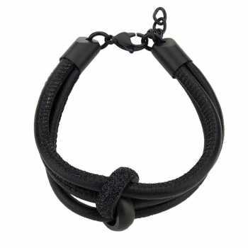 CEM 4-203270-001 ST-00119B Leder-Armband 3-reihig mit Knoten