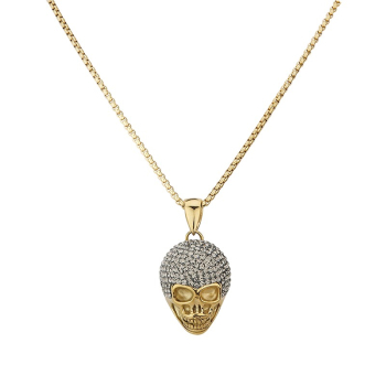 CEM 4-203273-001 ST-00122C Edelstahl Collier mit Totenkopf