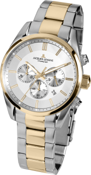 Jacques Lemans 42-6.1H Uhr Herren Edelstahl Quarz 10Bar