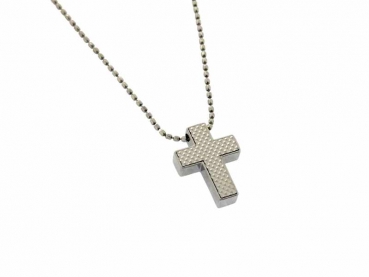CEM ST8-129 4-202431-001 Damenkette Edelstahl mit Kreuz