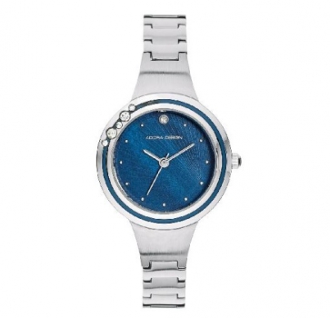 Adora AD8482 Damenuhr mit blauem Zifferblatt, Edelstahlband, Quarzwerk und Butterflyschließe – elegant & alltagstauglich
