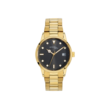 Adora AS4672 1-205743-001 Herren Uhr Saphirglas Edelstahl Quarz 5Bar