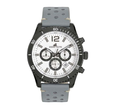 Adora Nautic AN2275 Herrenchronograph mit Lederarmband, Edelstahlgehäuse und 10 bar Wasserdichtigkeit