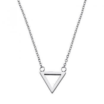 CEM 4-202792-001 Damen Halskette Collier Ankerkette mit Anhänger Edelstahl