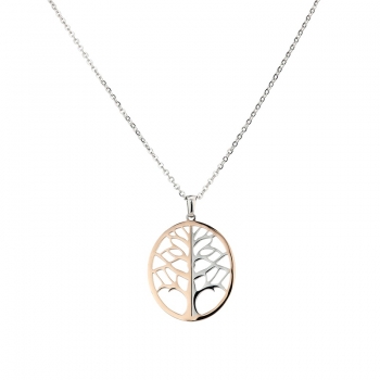 CEM 4-203122-001 ST-00042C Damen Halskette Collier mit Anhänger Edelstahl