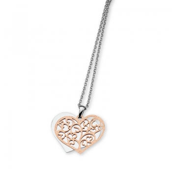 CEM 4-203126-001  ST-00044C Damen Halskette Collier mit Anhänger Edelstahl