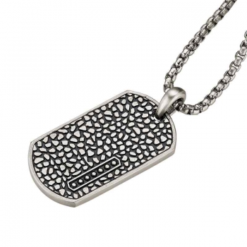 CEM 4-203206-001  ST-00088K Herren Halskette Collier Edelstahl mit Anhänger