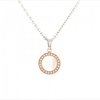 CEM 4-203328-001 ST-00158C Damen Halskette Collier Edelstahl mit Anhänger