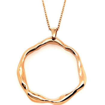 CEM 4-203372-001 ST-00178C Damen Halskette Collier mit Anhänger Edelstahl
