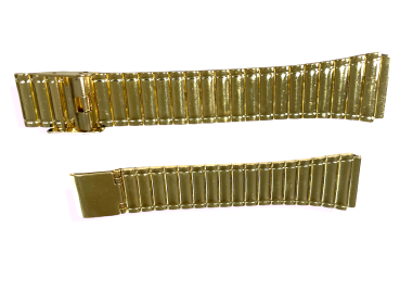 Preview: 000104 Uhrenarmband Edelstahlarmband Gold