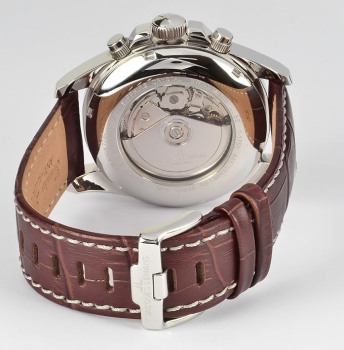 Preview: Jacques Lemans 1-1750B Uhr Herren Automatik  Edelstahl Leder ETA 7750
