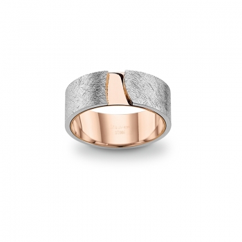 CEM ST8-068 Edelstahl Damenring rosé Damen Ring Gr. 52