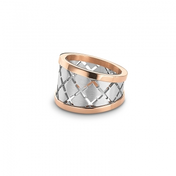 CEM ST8-081 Ring Edelstahl Damenring IP rosé Damen 52