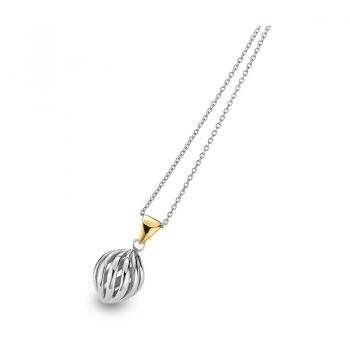 CEM ST8-083 4-202425-001  Halskette Collier mit Anhänger Damen Edelstahl 45+5cm