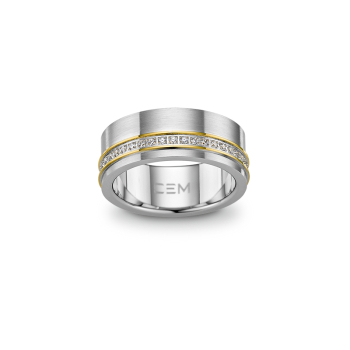 CEM ST8-090/58 4-202027-001 Damen Ring Edelstahl Größe 58