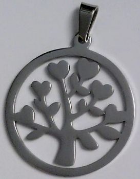 CEM ST8-108 4-202441-001 Anhänger Motiv Baum Edelstahl