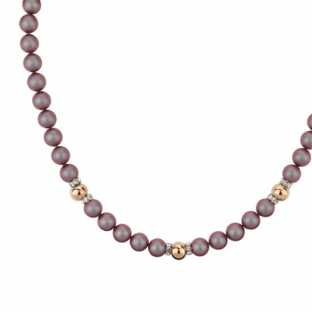 CEM ST9-049C 4-202732-001 Damen Halskette Collier mit Swarovski-Perlen 42+3cm