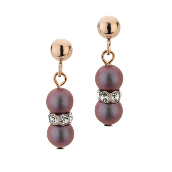 CEM ST9-049O 4-202734-001 Damen Ohrringe Edelstahl Ohrhänger Swarovski Perle