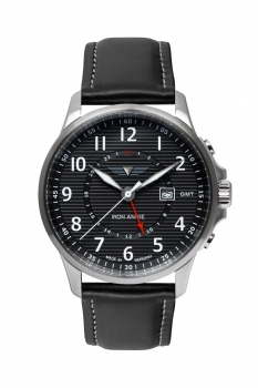 Iron Annie 5840-2 Wellblech Quatz GMT Herrenuhr 42mm