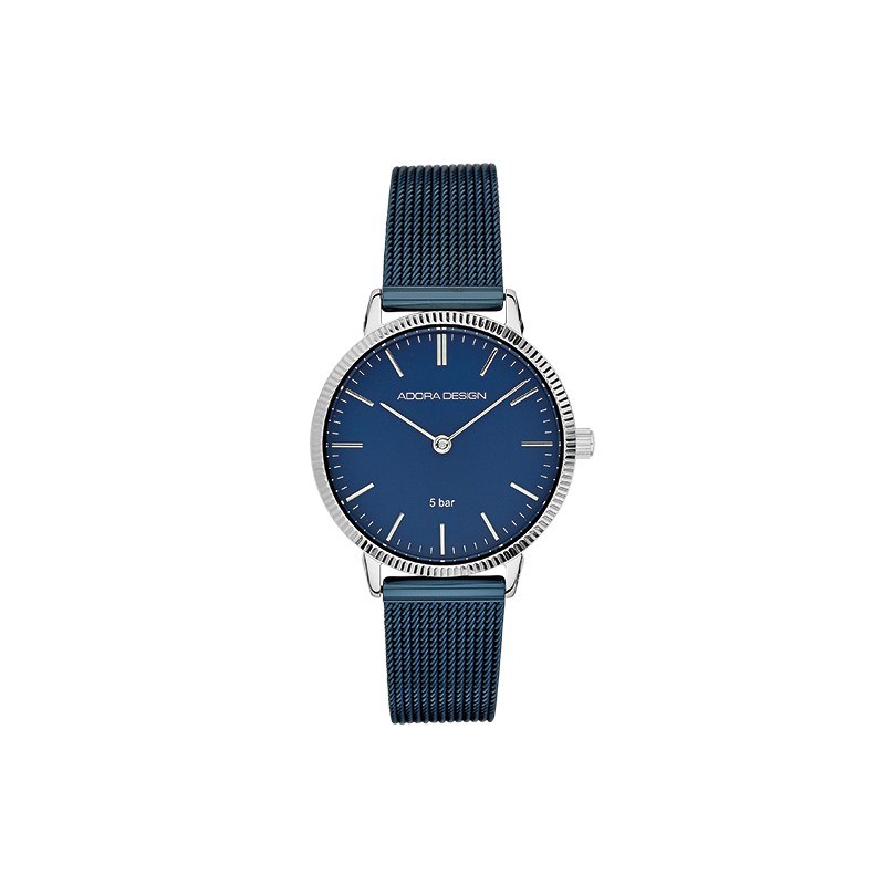 Adora Damenuhr Blau Rosegold ADORA AD8490 Damen Damenuhr Eckig