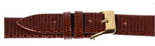 Uhrenarmband 102 16mm braun Echt Leder