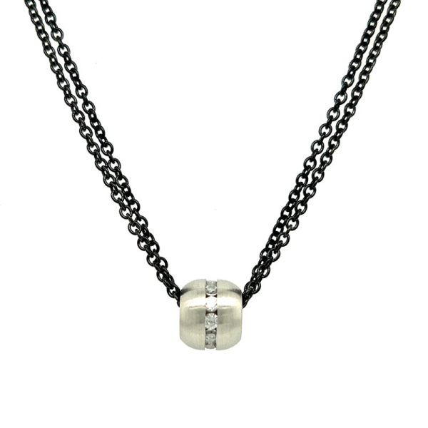 CEM 4-202529-001 ST-00018C Edelstahl Collier mit Behang