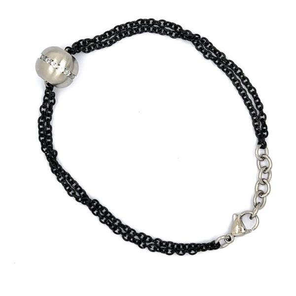 CEM 4-202530-001 ST-00018B Edelstahl Armband 2-reihig