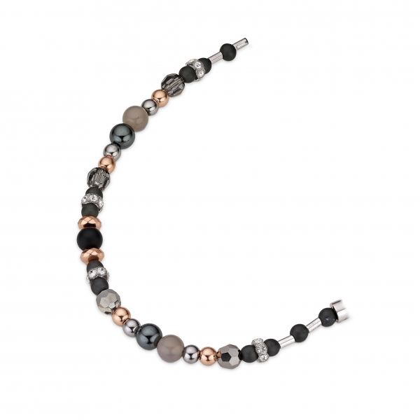 CEM 4-203159-001 ST-00072C Edelstahl Collier Hämatit