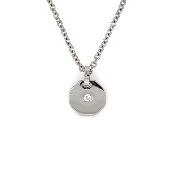 CEM 4-203182-001 ST-00078C Edelstahl Collier mit Behang
