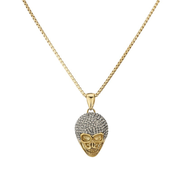 CEM 4-203273-001 ST-00122C Edelstahl Collier mit Totenkopf