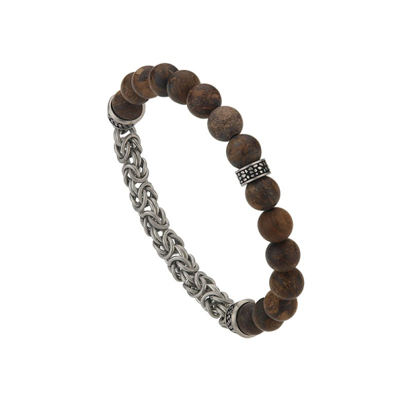 CEM 4-203277-001 ST-00127B Edelstahl Armband mit Bronzit