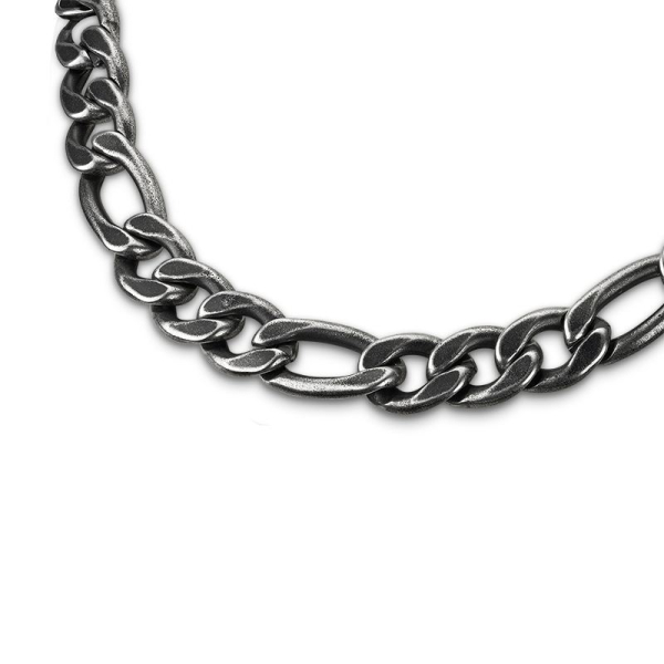 CEM ST8-046 4-202458-001 Herren Armband Edelstahl | Figaro antik