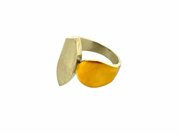 CEM ST9-142R/56 4-202914-001 Damen Ring Edelstahl Bicolor