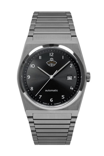 Ruhla 4862M2 Herrenuhr Automatik mit Datum und integriertem Metallarmband