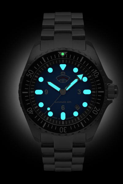 Ruhla 4960M-3 Herrenuhr Automatik mit 60h Gangreserve und Metallarmband