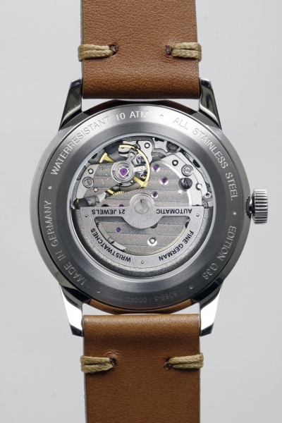 Iron Annie 5368-5 Uhr Herrenuhr Automatik Edelstahl Leder