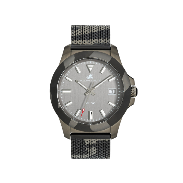Adora AN2329 Herrenuhr mit Edelstahlgehäuse, Quarzwerk und 20 Bar Wasserdichtigkeit